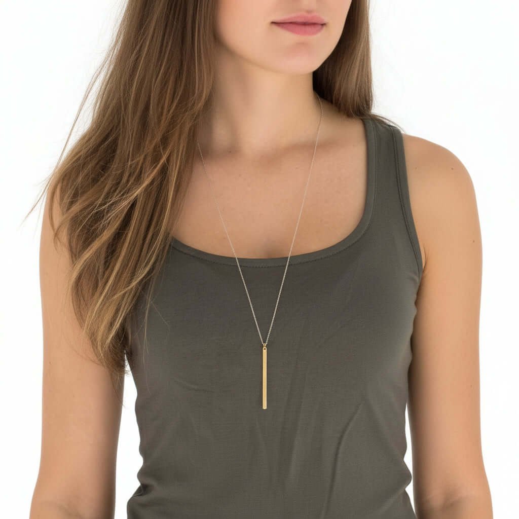 Plated gold chain mens Unisex Alloy Pendant Jewelry Gold Silver 2.jpg